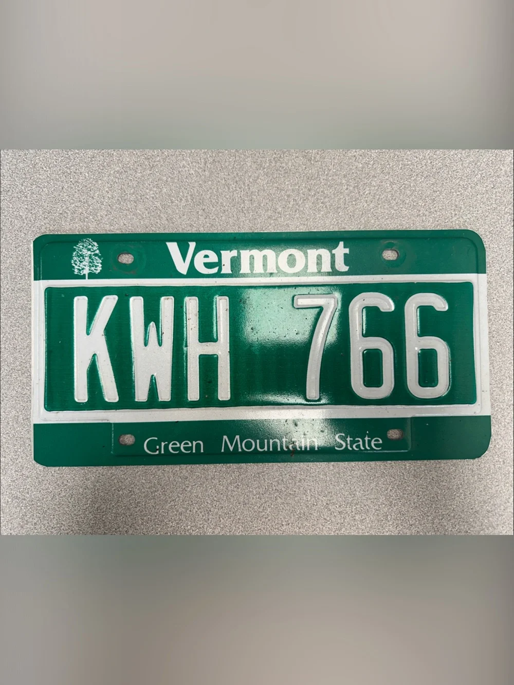 Vermont- License Plate